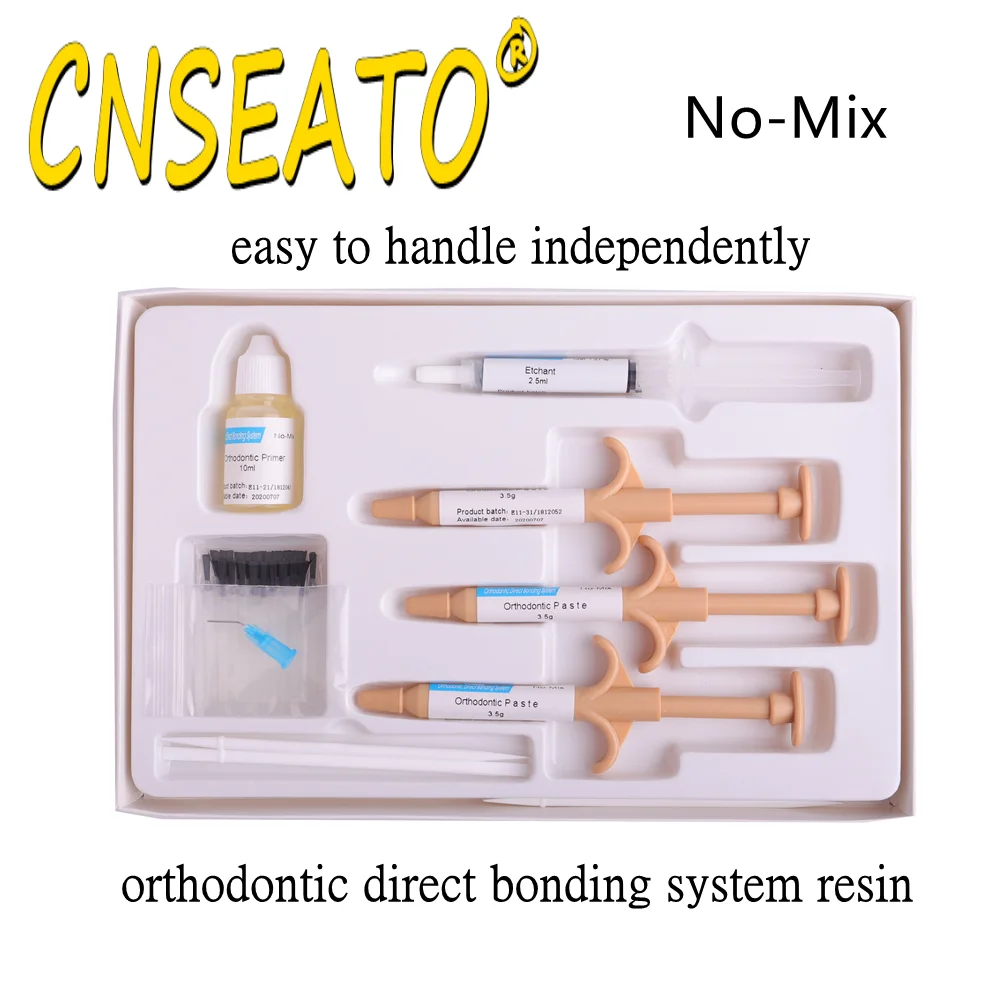 Стоматологический ортодонтический клейкий клей смола легкий лечебный