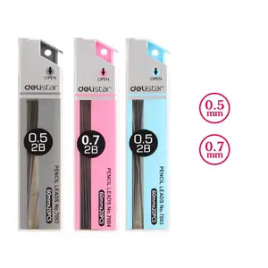 3 коробкилот графитовый свинцовый 2B механический карандаш сменный 0,5 мм 0,7 мм автоматический сменный карандаш свинцовый офисные канцелярские принадлежности случайный цвет