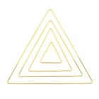 Треугольный металлический цветочный обруч венок макраме кольца Ловец снов макраме настенное ремесло