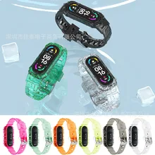 Suitable for xiaomi 65/43/NFC Glacier Transparent Watch Integrated TPU Jelly Protective Case Wearable Devices Smart Accessories