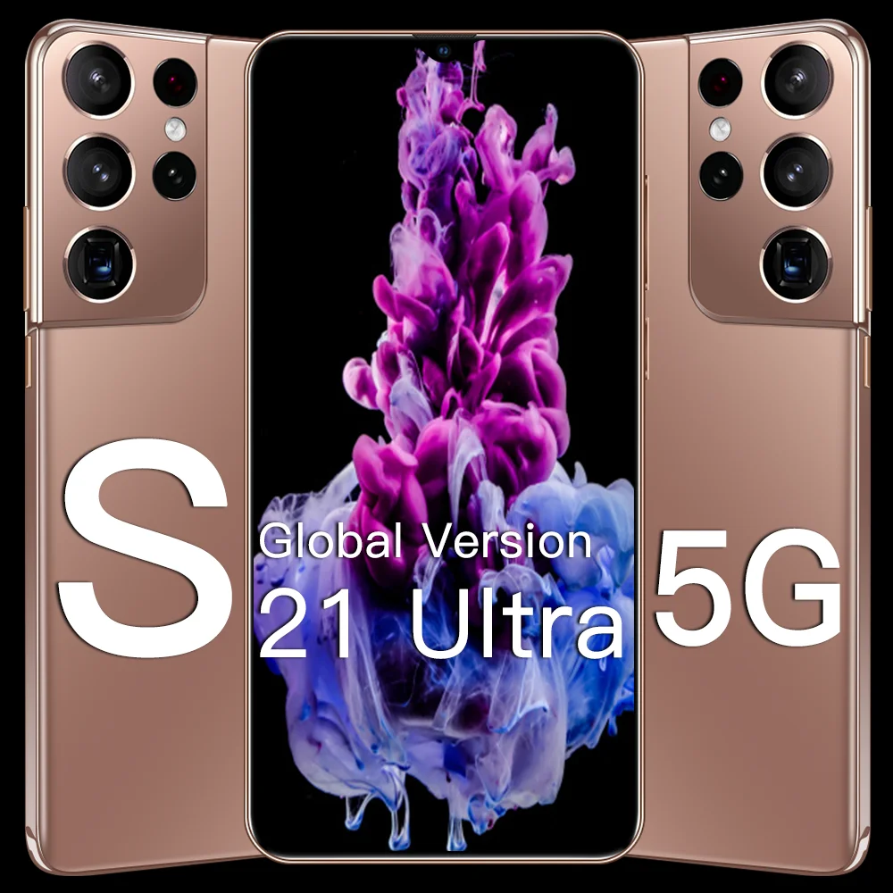 

6.7 Inch 6800mAh hot Selling S21 Ultra Smartphone 50MP Big Screen 5G 16GB 512GB 10Core Cellphone Mobile Phone