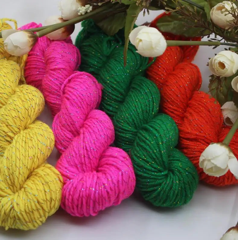 44 цвета 50 г Высококачественная вязаная шерстяная шарф ручной вязки свитер пряжа