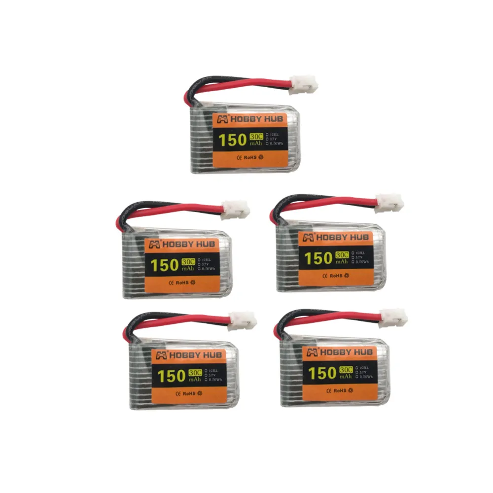 Аккумулятор Lipo 3 7 в 150 мАч 30C для квадрокоптера JJRC H36 E010 E010C E011 E013 F36 NH010 запасные