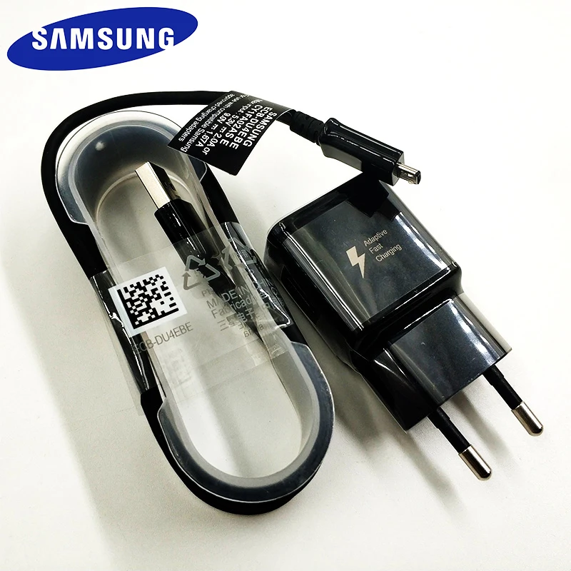 Зарядное устройство Samsung адаптер для быстрой зарядки 9 В 1 67 А кабель Micro USB 150 см Galaxy