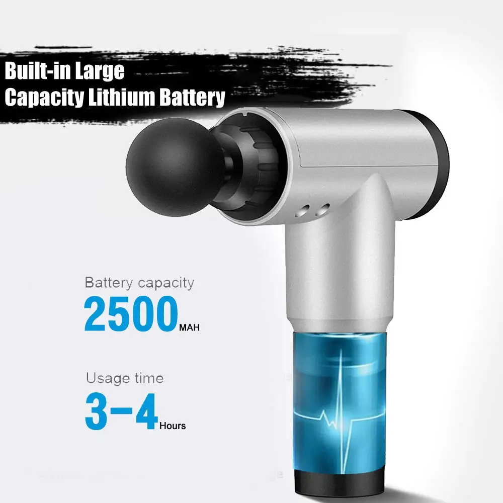 Пистолет для массажа мышц терапевтический пистолет глубоких тканей снятия боли