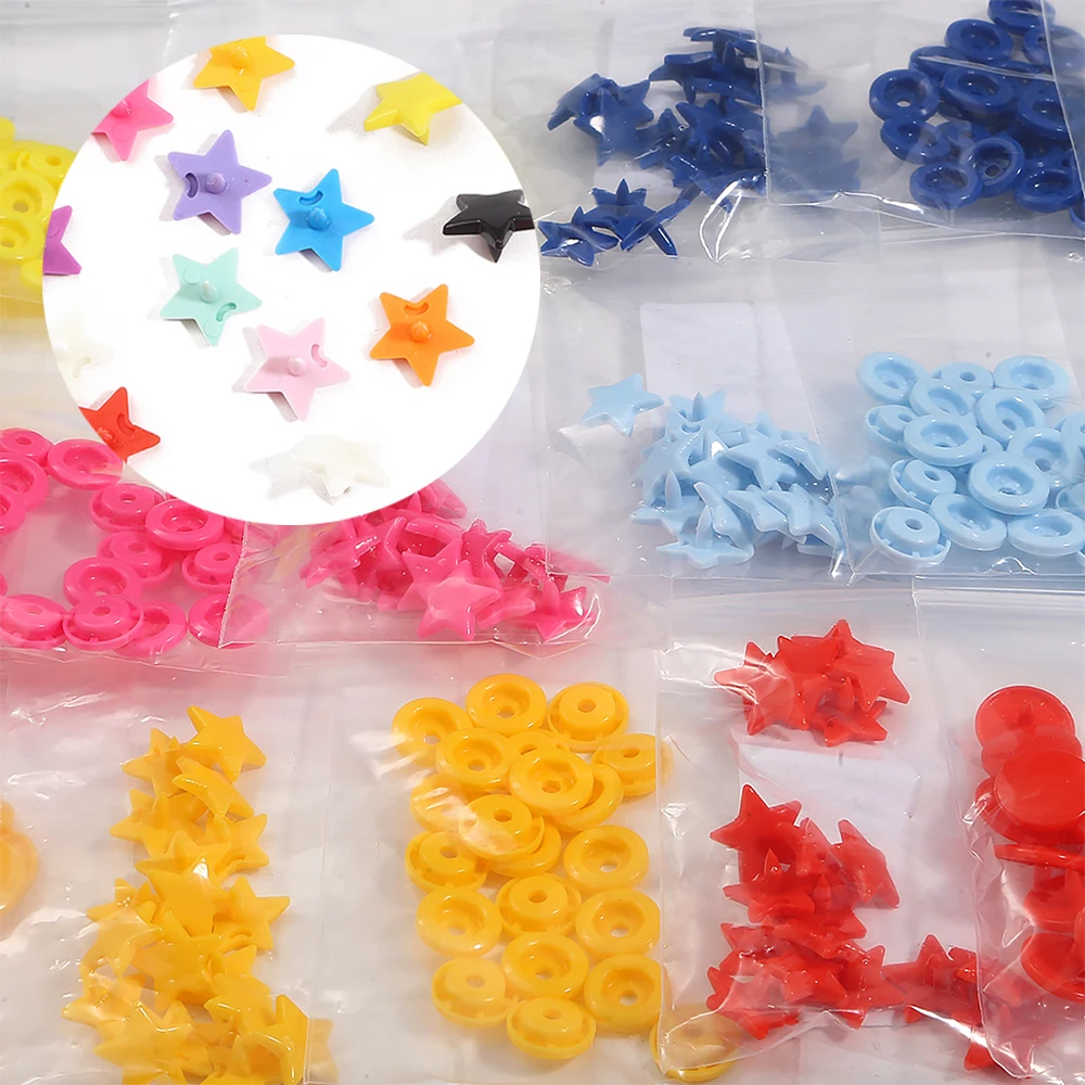 Креативные пуговицы Кам в форме звезды пластиковый Пластилин T5 12 мм застежка для