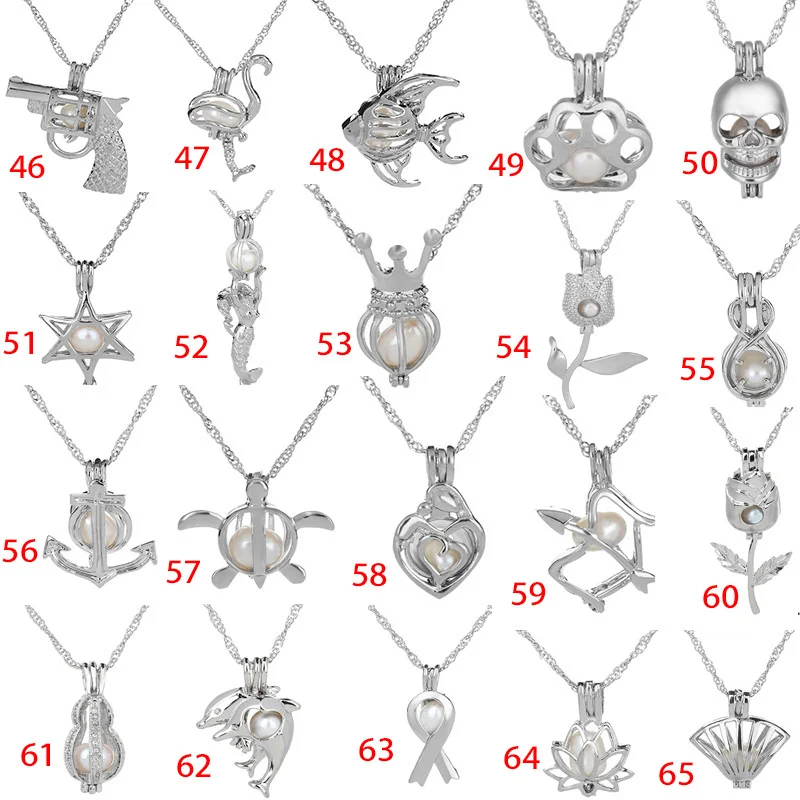 Fashion Pearl Cage Locket Pendant Jewelry Findings Essential Oil Diffuser For Oyster Women Gits Dropshipping | Украшения и