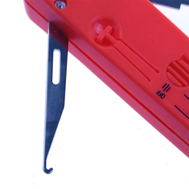 10pcs lsa plus punch down tool for telecom phone rj11 lan network cat5 rj45 crimping tool cable patch panel crimping pliers free global shipping