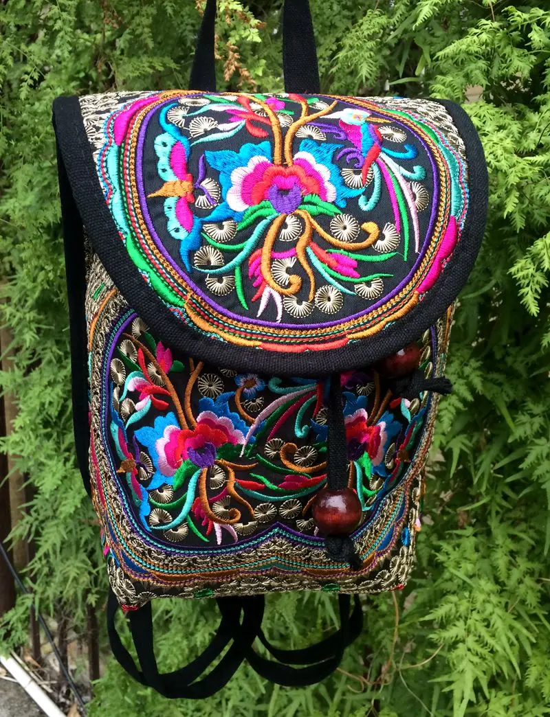 Бренд WALLIKE новинка Женская Уникальная красивая школьная сумка с вышивкой