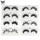 AMAOLASH 50 партЛот Макияж 3D норковые ресницы натуральные накладные ресницы драматический объем накладные ресницы наращивание ресниц мягкие