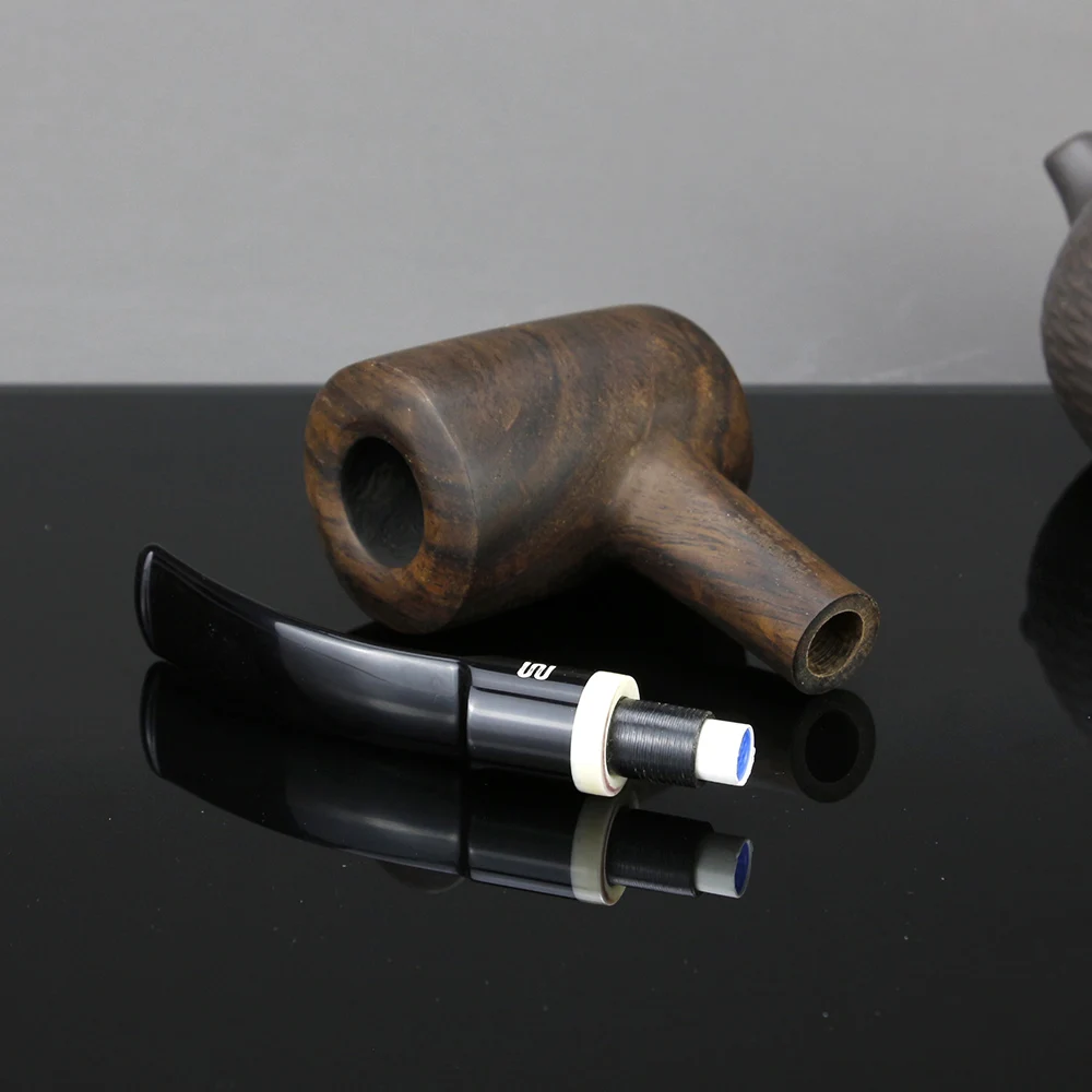 Классическая круглая табачная трубка 9 мм фильтр ручной работы курительная