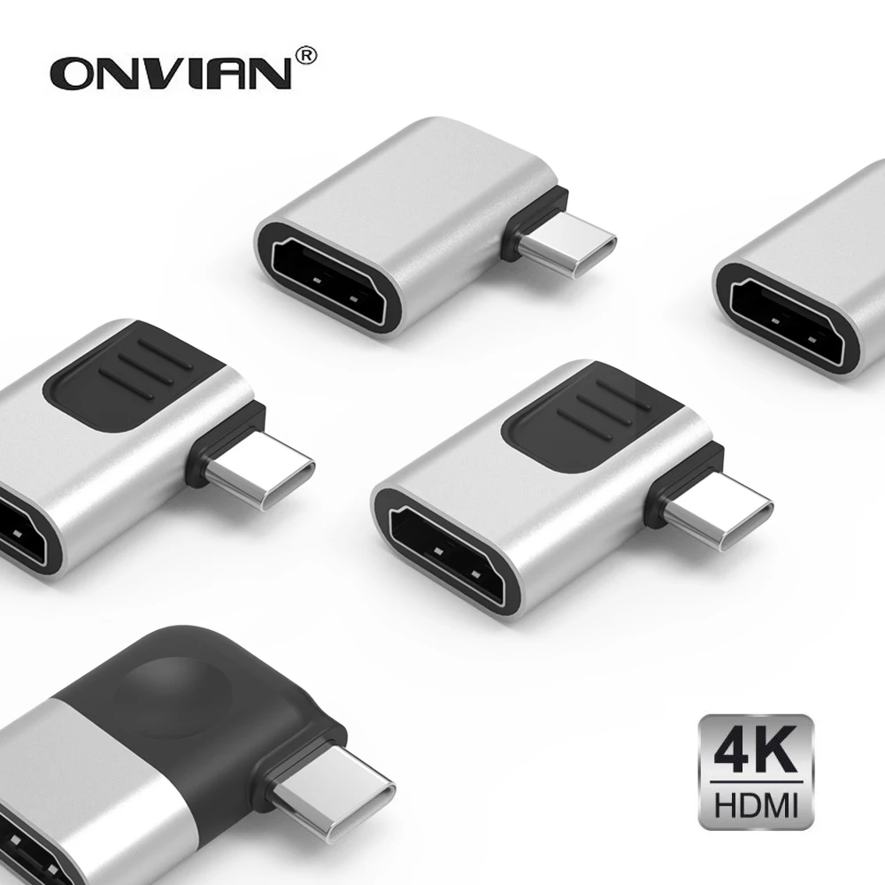 Переходник onub с USB C на HDMI 4K 2K кабель типа для MacBook Samsung Galaxy S10 Huawei Mate P20 Pro USB-C адаптер |