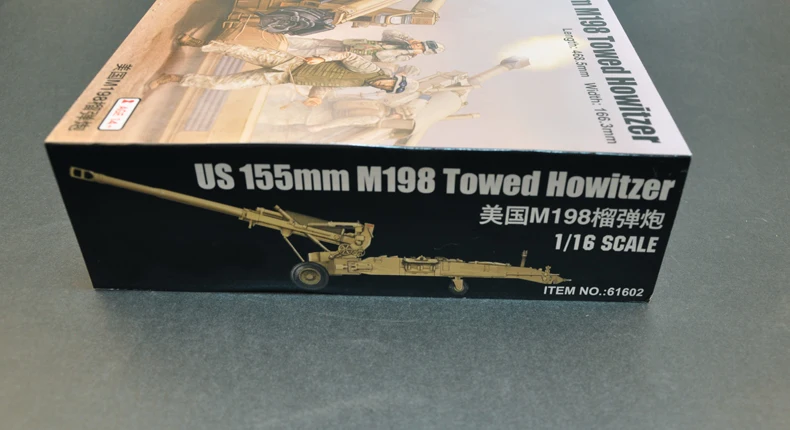 61602 1/16 1:16 весы США 155 мм M198 Towed Artillery Howitzer Cannon Toy набор пластиковых моделей в сборе |