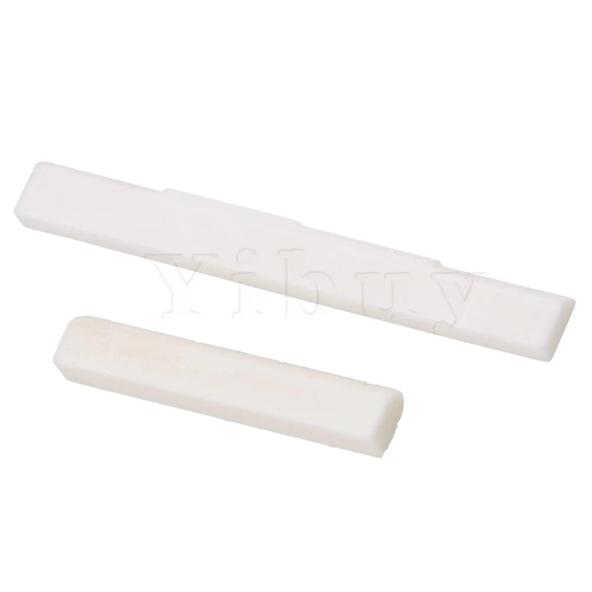 Yibuy Ukulele UK Bone Neck Nut Slotted &amp Saddle Set | Спорт и развлечения