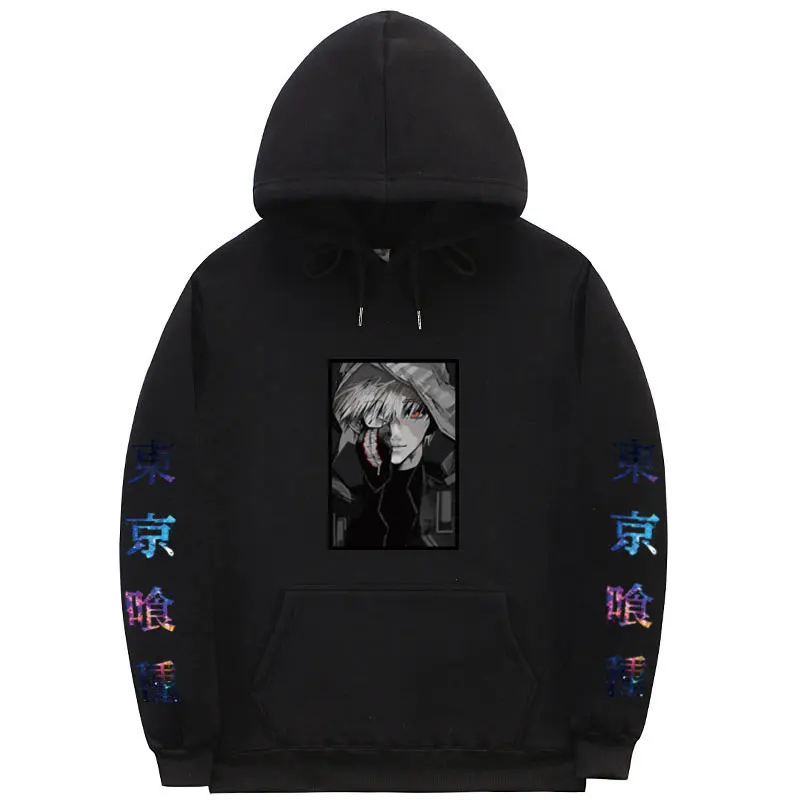 

Japanese Anime Tokyo Ghoul Men Women Hoodies Sweatshirts Fashion Print Long Sleeve Unisex Streetwear Harajuku SweatshirtsTops
