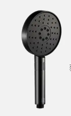 BLACK Shower Head Xiaomi Mijia Diiib, 3 режима, ручная насадка для душа, набор, 360 градусов, 120 мм, 53 отверстия для воды, с ПВХ, Matel, мощный массажный Душ D5 - Цвет: BLACK Shower Head