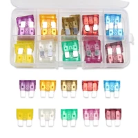 50pcs 357 510152025303540a amp standard ato atc auto car mid sized blade fuse assortment kit using for car