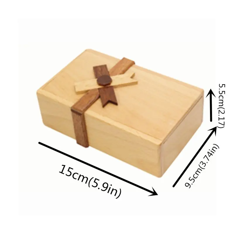 Puzzle Gift Case Box with Secret Compartments Wooden Money to Challenge K1MA | Игрушки и хобби