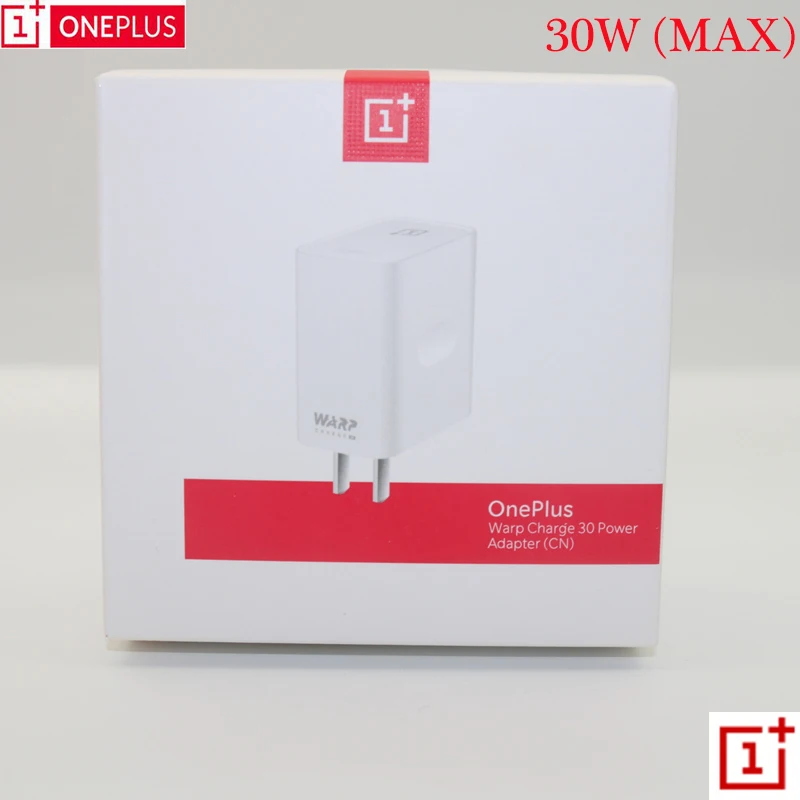Оригинальное зарядное устройство для OnePlus 7T Pro 30W Warp Charger 6A Type C Cable Dash Charge адаптер