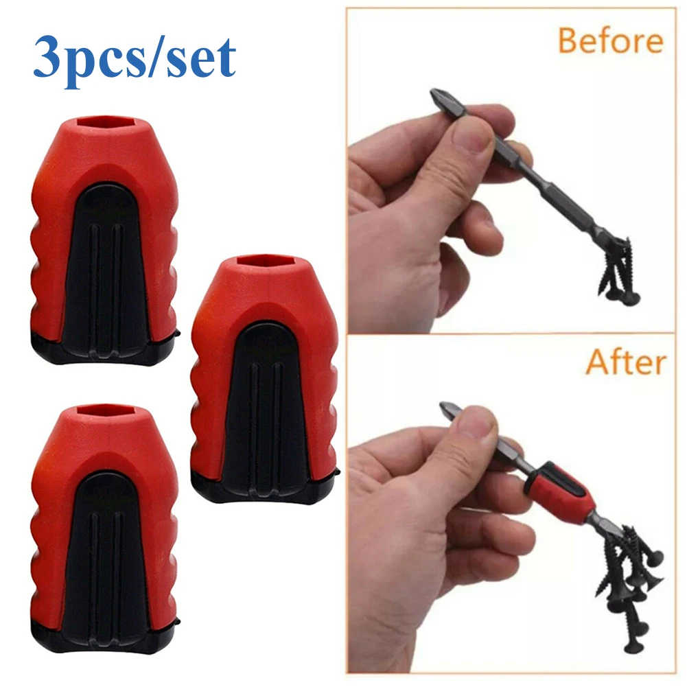 

6.35mm Magnetic Ring holders 1/4" Batch head 3pcs 3pc 3X 3* Magnetizer