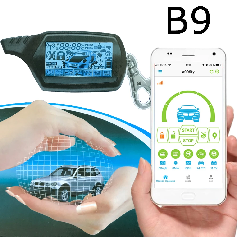 Автомобильный GPS навигатор LH001 B9 GSM gsm gps|Охранная сигнализация| |