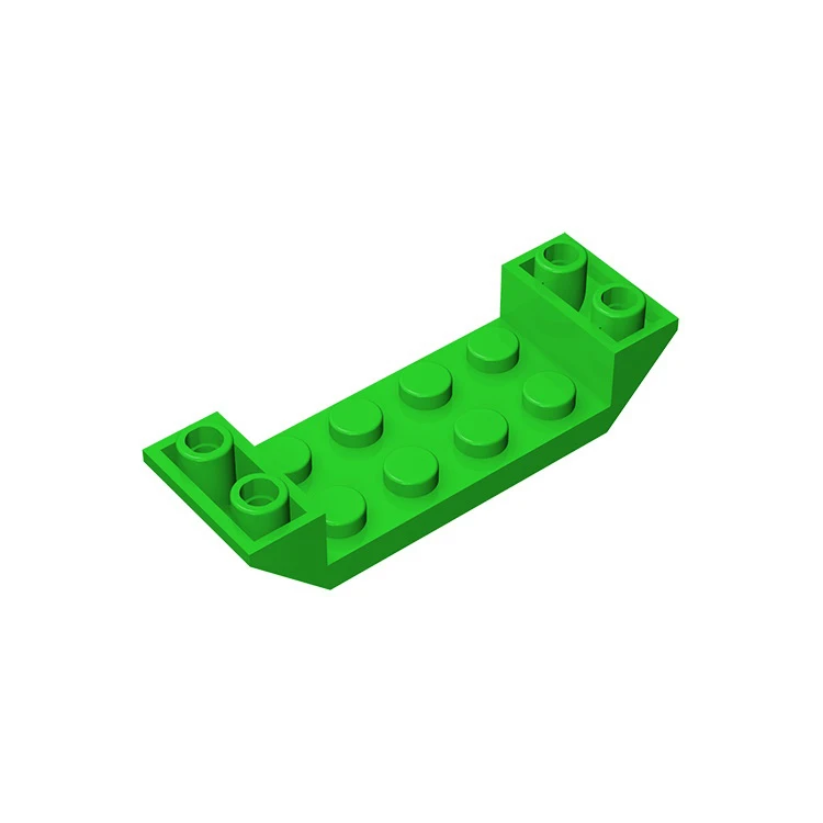 

10Pcs MOC Parts 22889 Slope Inverted 45° 6 x 2 Double with 2 x 4 Cutout Compatible Bricks DIY Building Blocks Particle Kid Toy