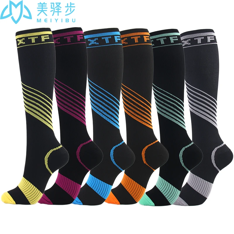 Compression socks Fit For Sports Compression socks For Anti Fatigue Pain Relief Knee Prevent Varicose Veins Socks
