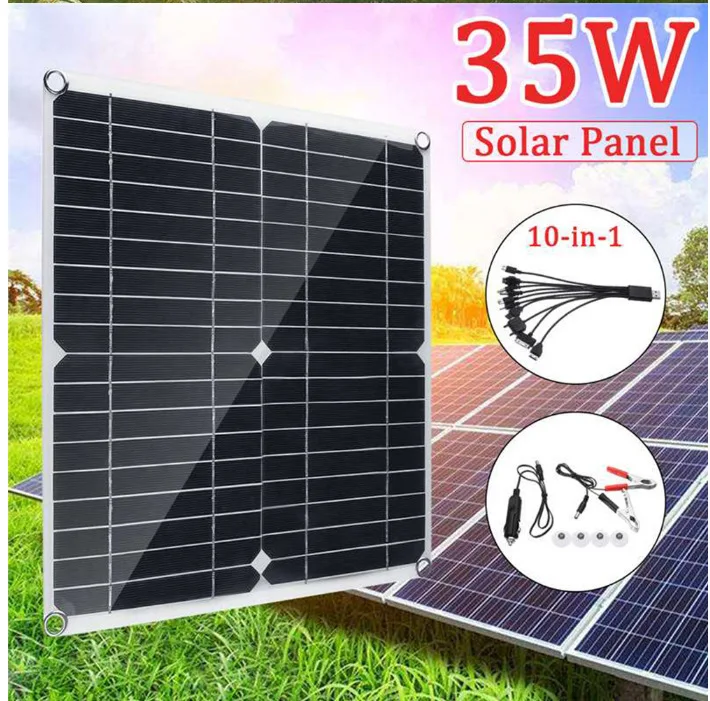 

20W battery solar charger 18V 50W outdoor solar boat battery charger assembly