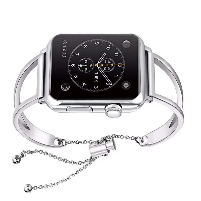 Ремешок для часов из нержавеющей стали Apple Watch 4/5 40/44 мм ремешок iwatch series 3/2/1 38/42