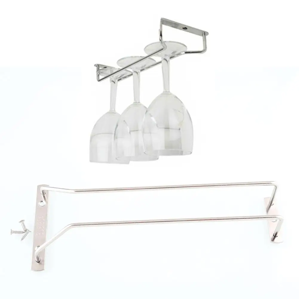 28 см/11 &quotВинная стойка для стаканов под шкаф подвесной держатель бокалов вешалка