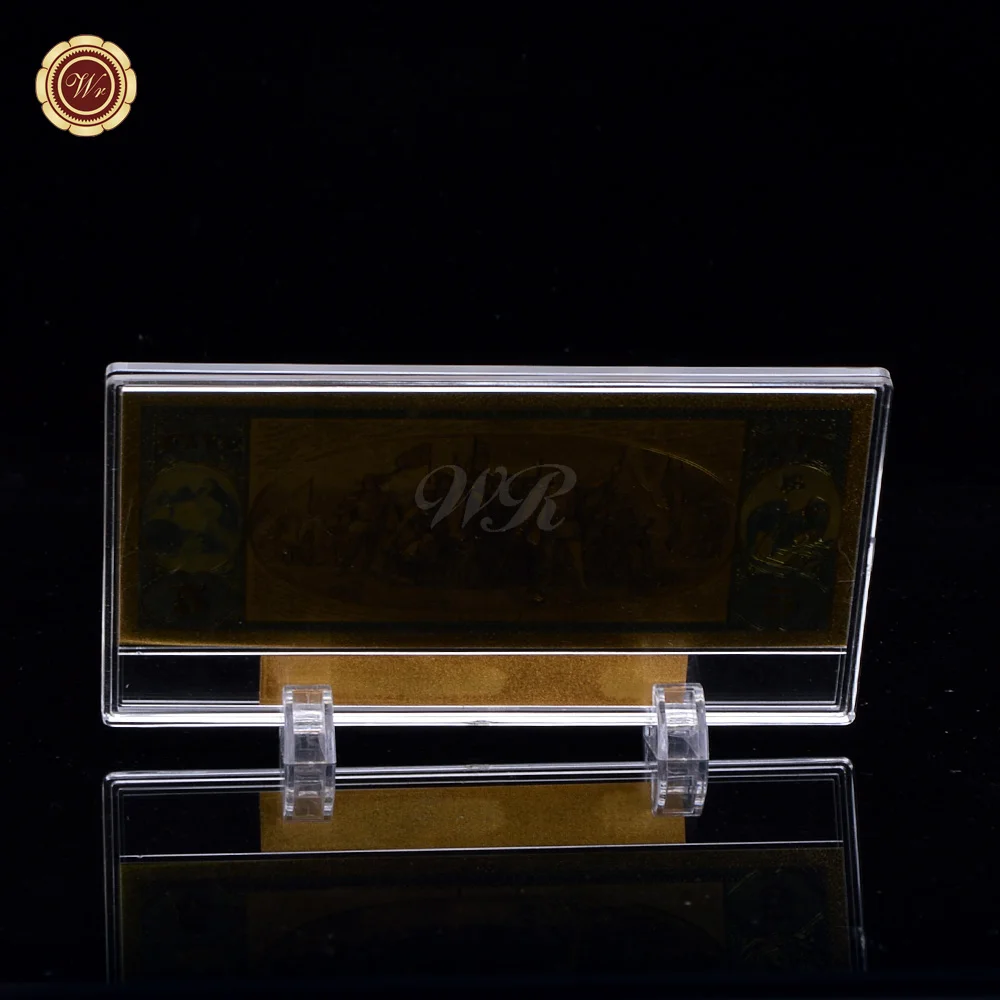 Качественная Золотая банкнота 1875 года $5 долларов США Национальная пластиковая