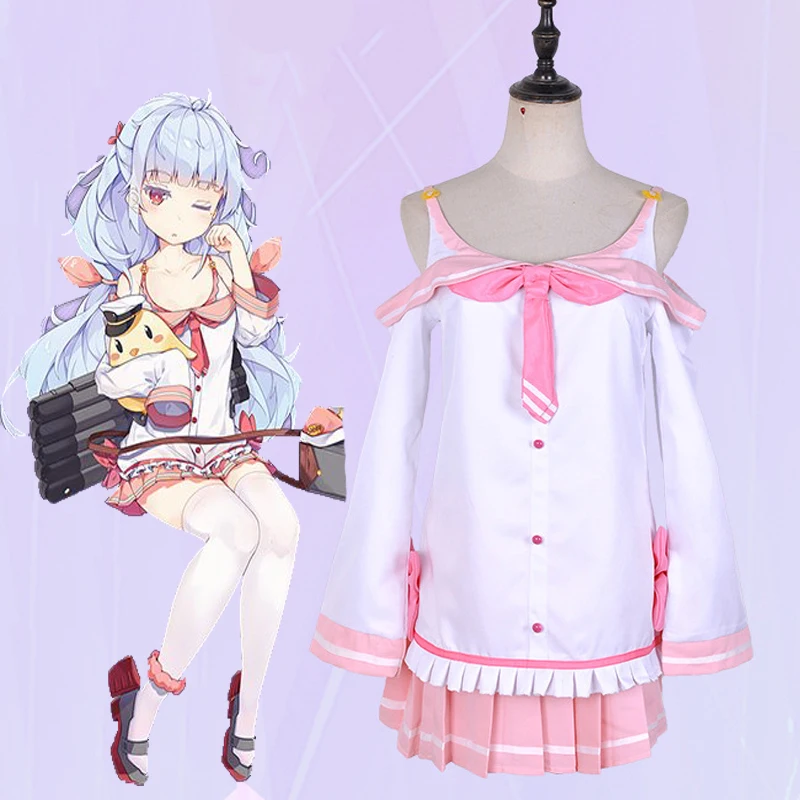 

Game Azur Lane Cosplay Costumes Uss Nicholas Cosplay Costume Dress Halloween Carnival Party Women Cosplay Costume