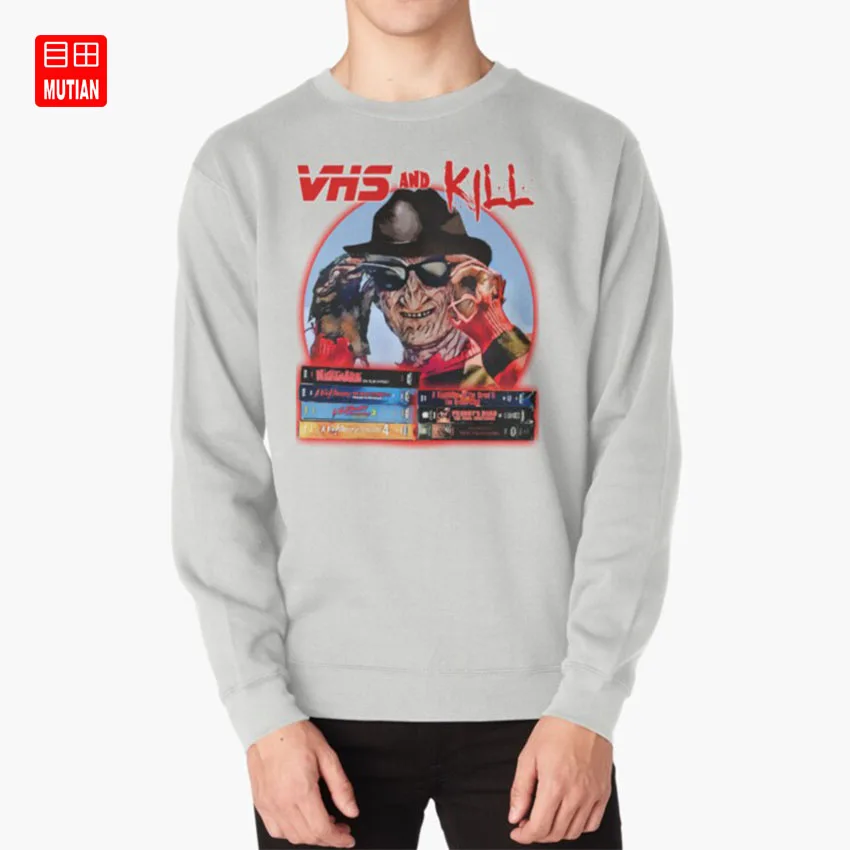Футболка VHS and Kill vhs kill slasher freddy krueger 80 х годов страшная поп|Мужские футболки| |