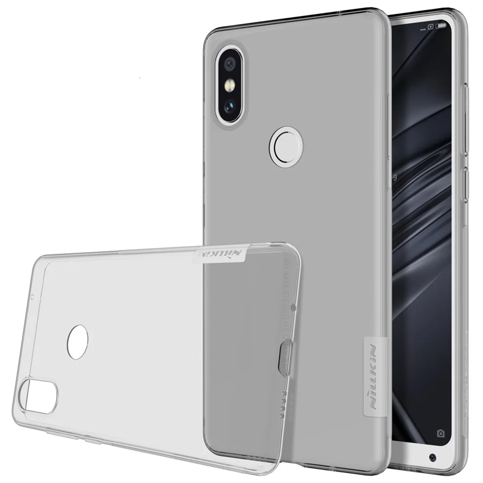 Для Xiaomi Mix 2 S чехол NILLKIN Nature ультратонкий прозрачный из ТПУ, прозрачный, мягкий чехол на заднюю панель для Xiaomi Mix 2 S MIX2 S