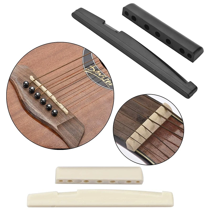 36PCS Acoustic Guitar Bridge Pins Pegs with 2 PCS Saddle Nut and Pin Puller Remover for Bass | Спорт и развлечения