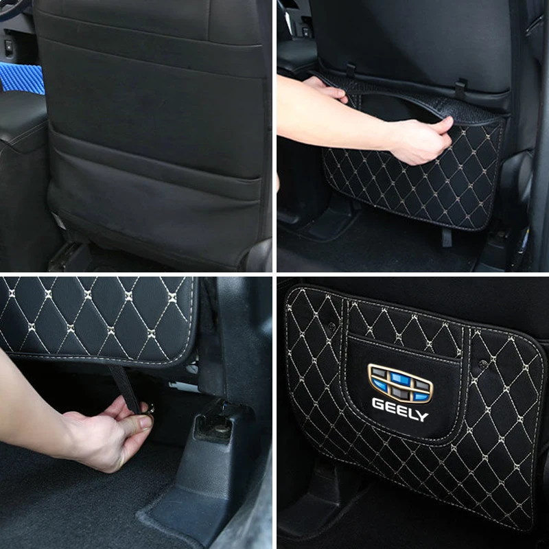 Car Seat Back Anti Kick Pad Leather Scratch Mat For Geely Emgrand X7 EC7 Atlas Boyue CK2 GC6 Parts LC ec7 ec8 ck atlas ck2 ck3 | Автомобили