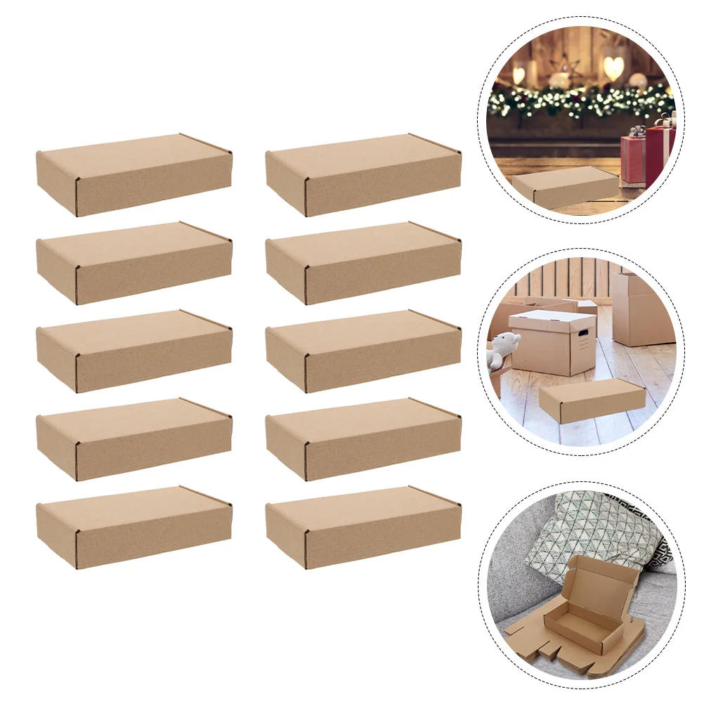 

40 шт. гофрированные коробки, многофункциональные коробки для доставки, Премиум упаковочные коробки