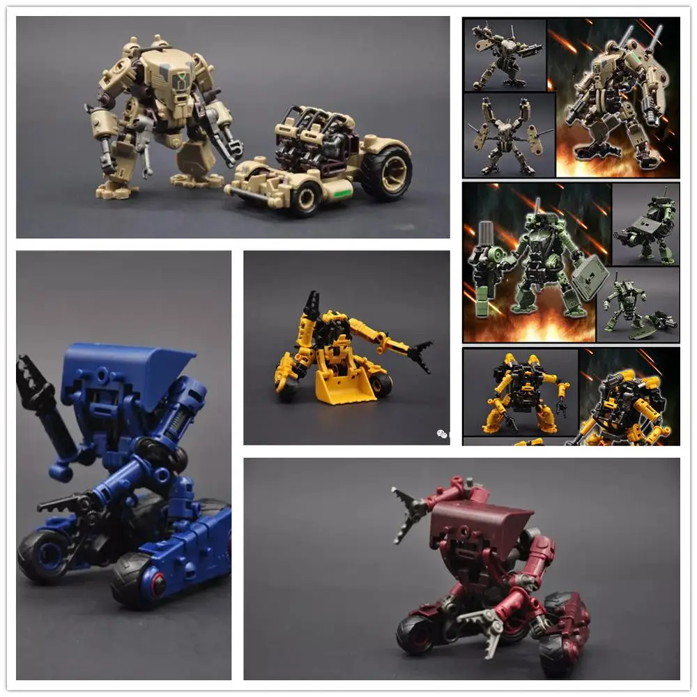 RIHIO Мультипространственная модель MM002 V-Link Mecha Серия Defender + Строительный набор универсального собранного меха DR002* включено.