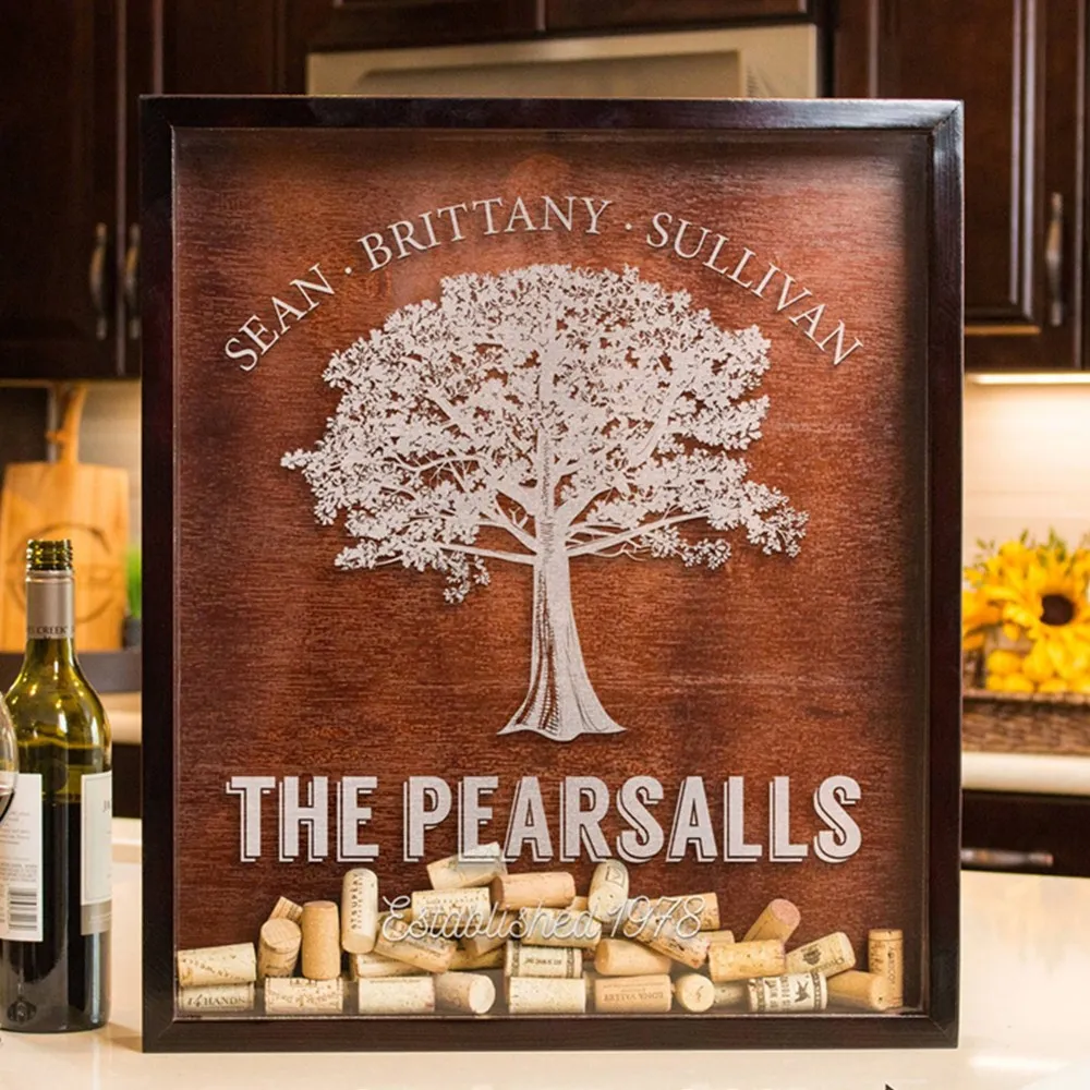 Коробка для теней из пробкового дерева на заказ коробка держателя гостевой