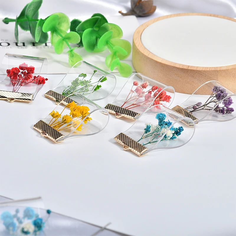 Ювелирные аксессуары сделай сам свежие и милые неувядающие сушеные цветы