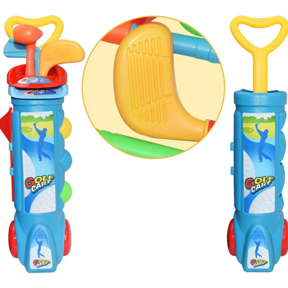 

1 Set of Cart Toys Kids Practice Set Mini Game Sports for Children (Blue)