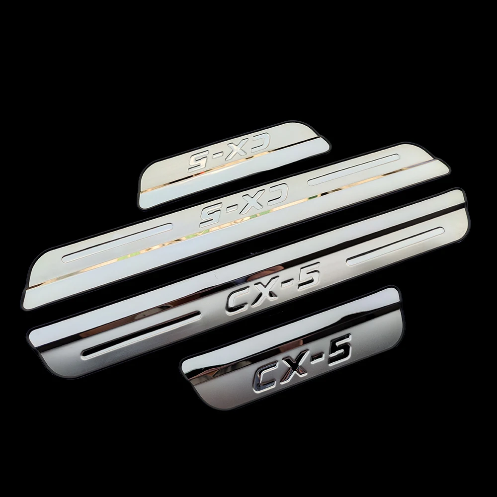 

Аксессуары для педалей на порог для Mazda CX5, защитная накладка на порог, автомобильная наклейка, накладка, стиль 2023 2019 2020 2017 2018