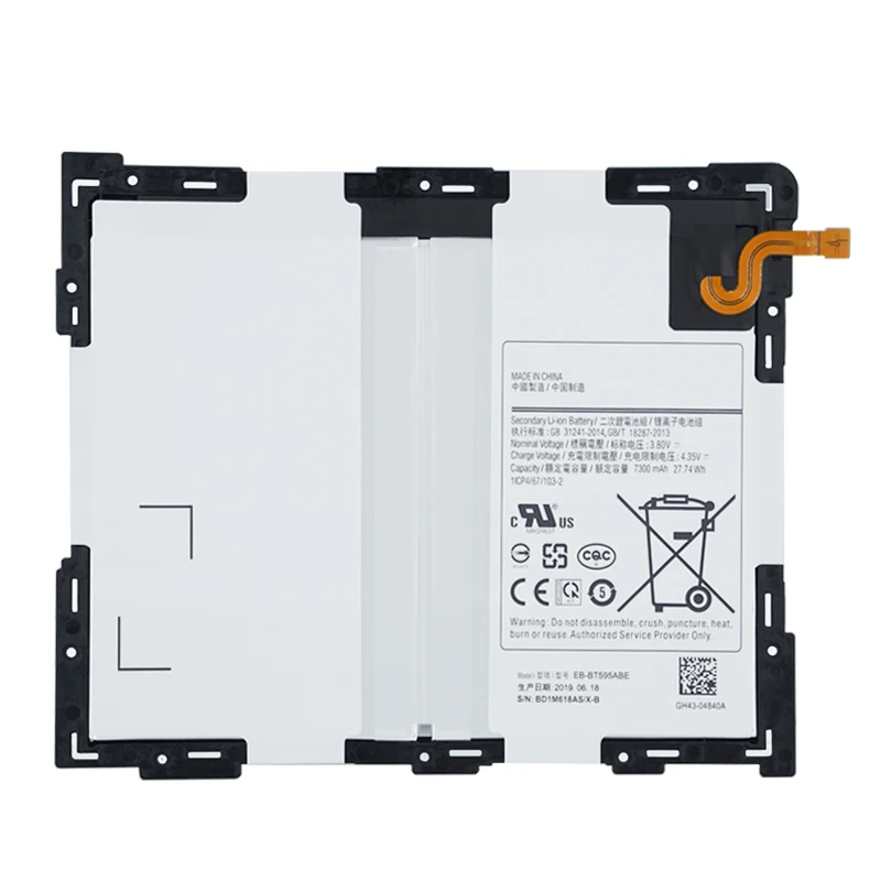 OHD Оригинальный планшет высокой емкости аккумулятор для Samsung Galaxy Tab A2 10 5 EB BT595ABE T595