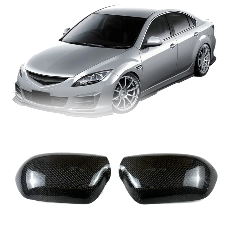 

Боковые зеркала заднего вида для Mazda 6 2003-2012 из углеродного волокна, декоративная отделка, автомобильные аксессуары