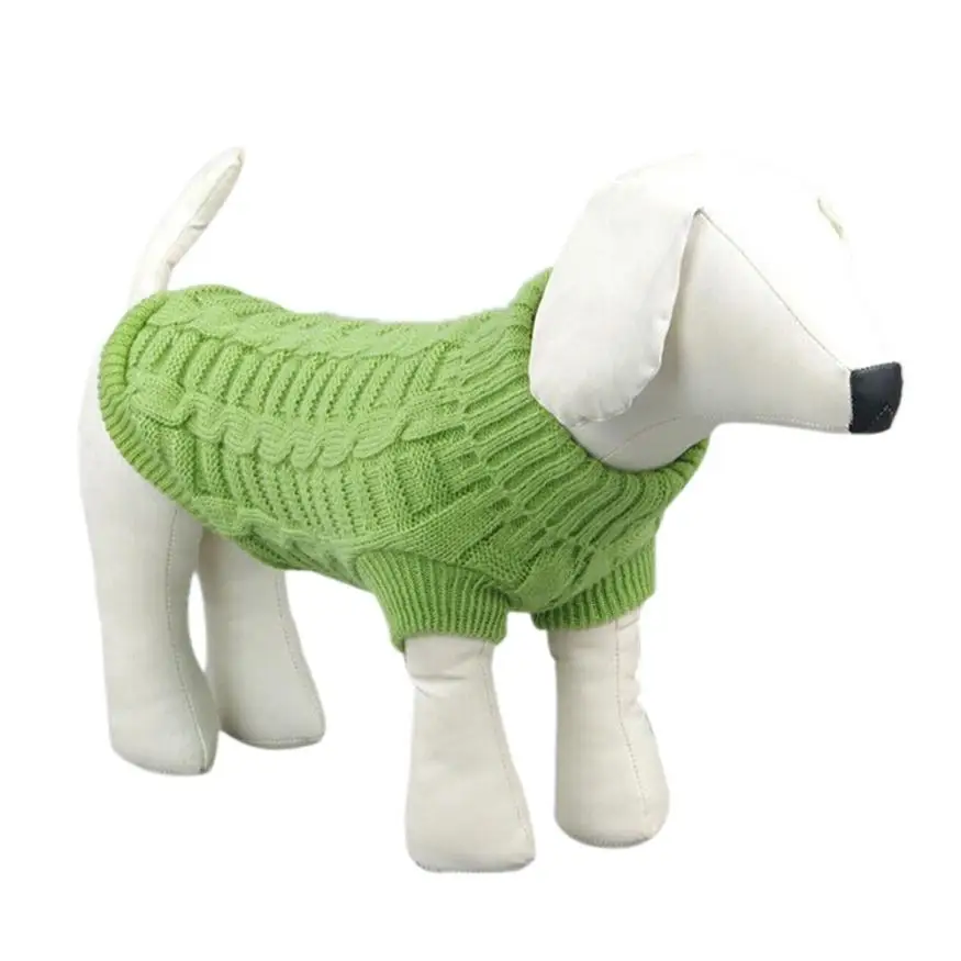 Warm Dog Clothes for Pet Clothing Puppy Sweater Coat Outfit For Small Breeds Costumes | Дом и сад