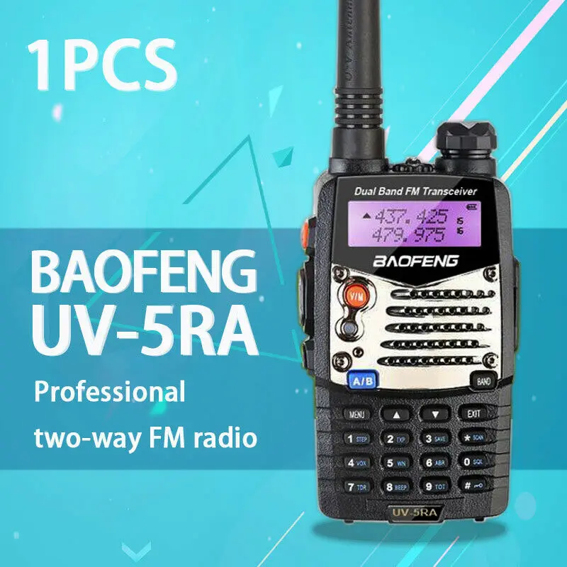 Портативная двухсторонняя рация Baofeng UV-5RA 5RA 1800 мАч 3800 136-174/400 МГц двухдиапазонный