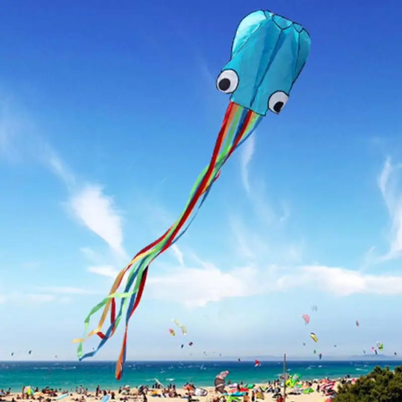 Высокое Качество Мягкий Осьминог воздушный змей с ручкой линии открытый игрушки