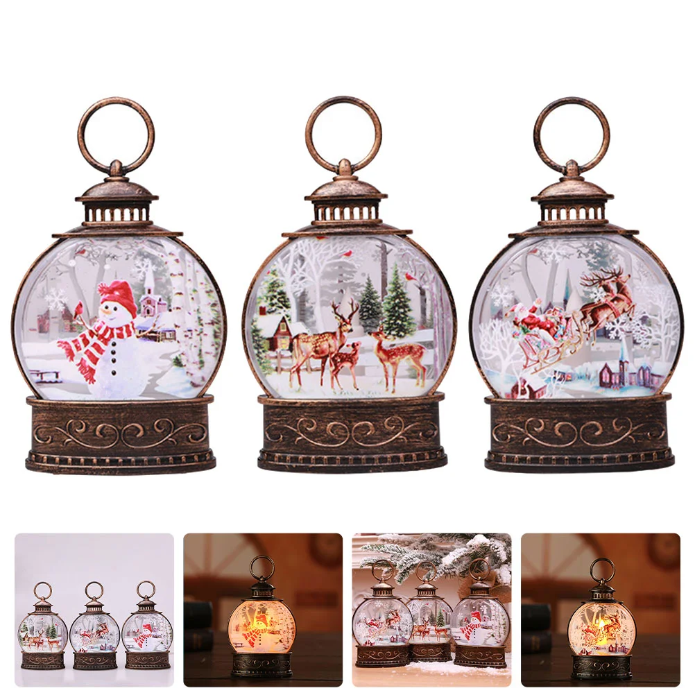 

3 шт., декоративные рождественские подвесные светильники