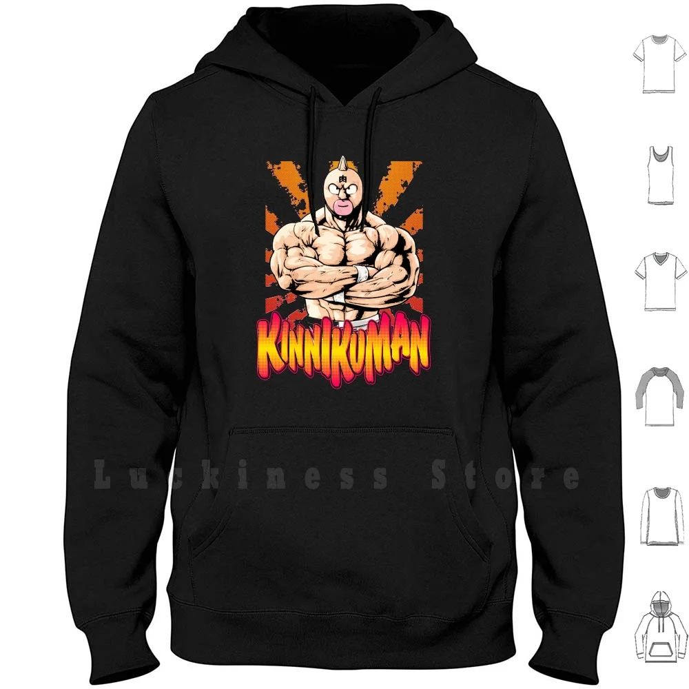 Kinnikuman02 Толстовки Kinnikuman Musculman Musculator Манга Аниме Комикс Япония