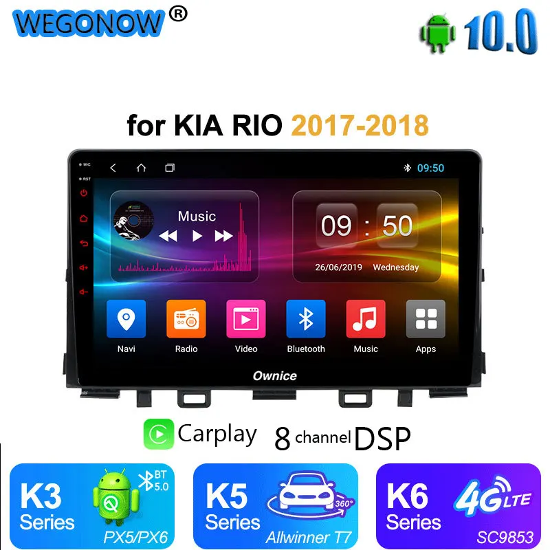 Ownice Android 10 Octa Core carplay автомобильный DVD плеер 4G LTE DSP 360 панорамная оптическая